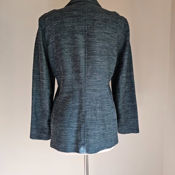 Lafayette 148 Cotton/Silk Tweed Jacket, Size 12, Very Good Condition - Picture 2 of 6